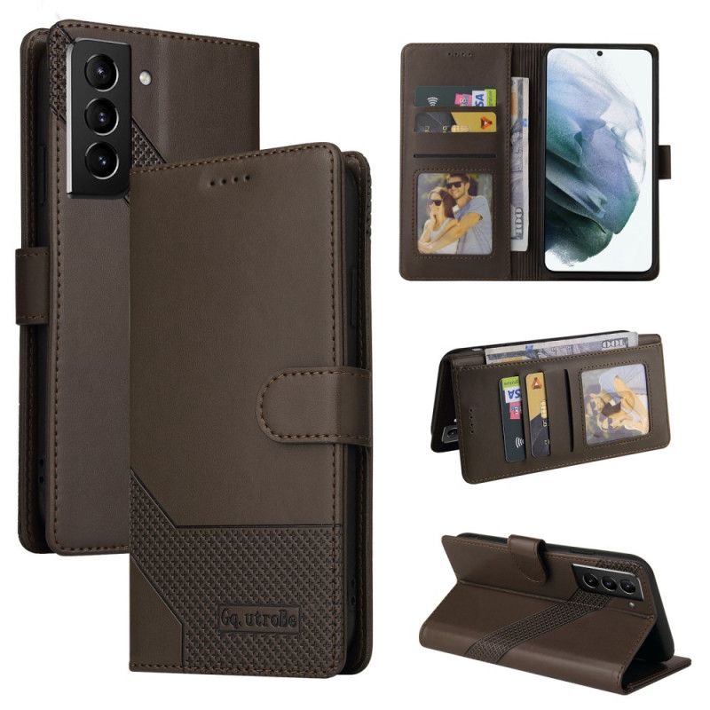 Flip Cover Samsung Galaxy S22 5G Lædereffekt Gq.utrobe