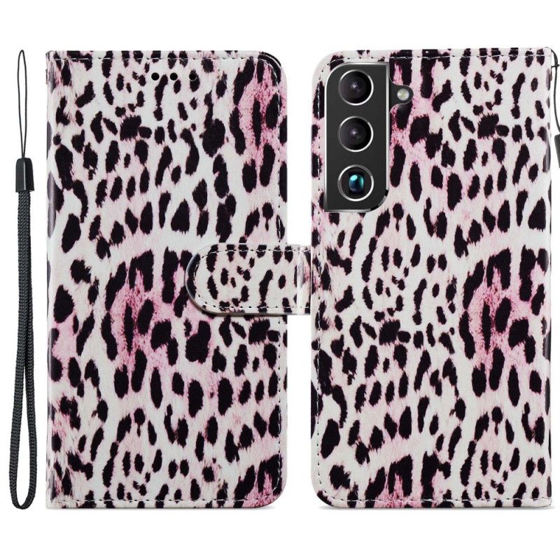 Flip Cover Samsung Galaxy S22 5G Leopardprint