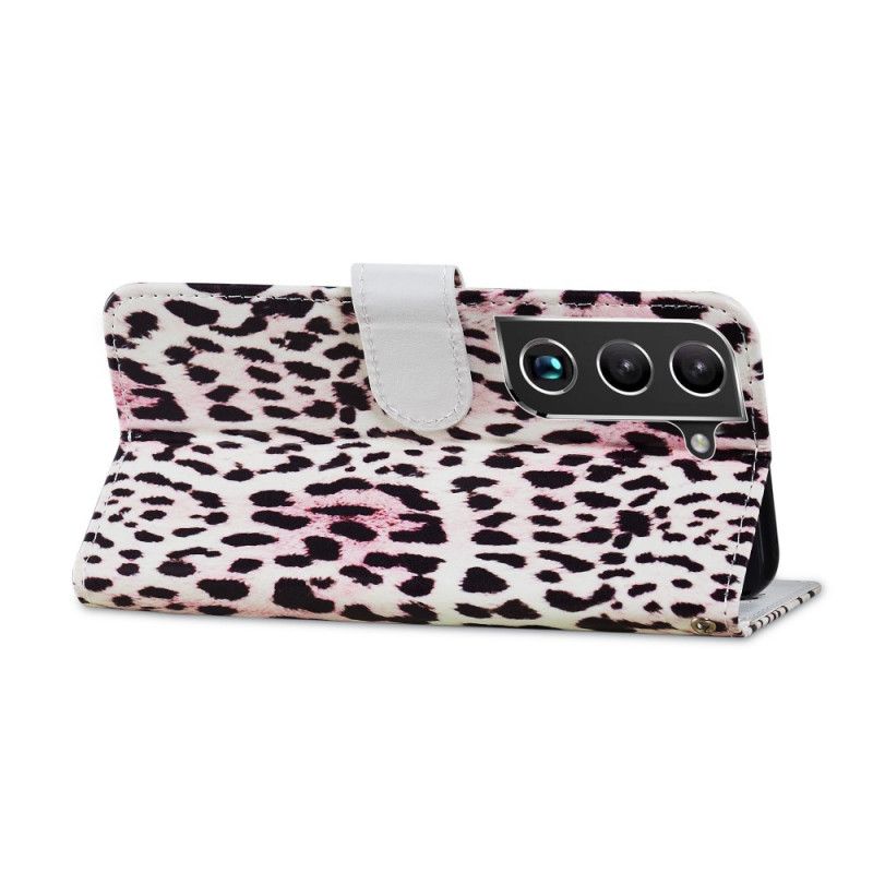 Flip Cover Samsung Galaxy S22 5G Leopardprint