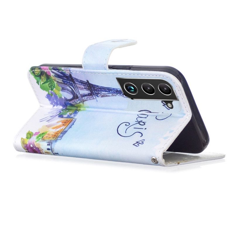 Flip Cover Samsung Galaxy S22 5G Maleri Paris