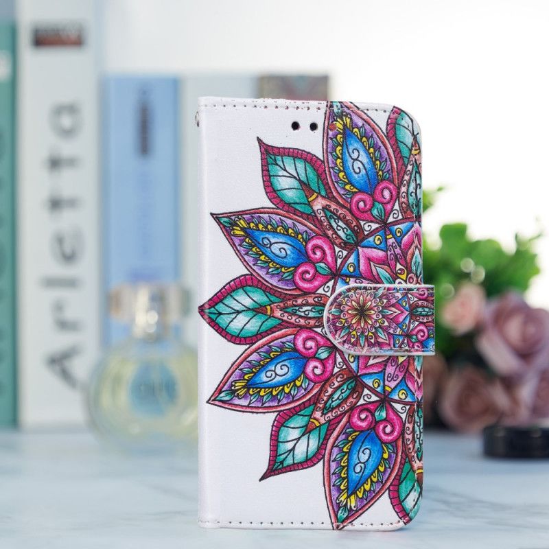 Flip Cover Samsung Galaxy S22 5G Mandala Tegnet