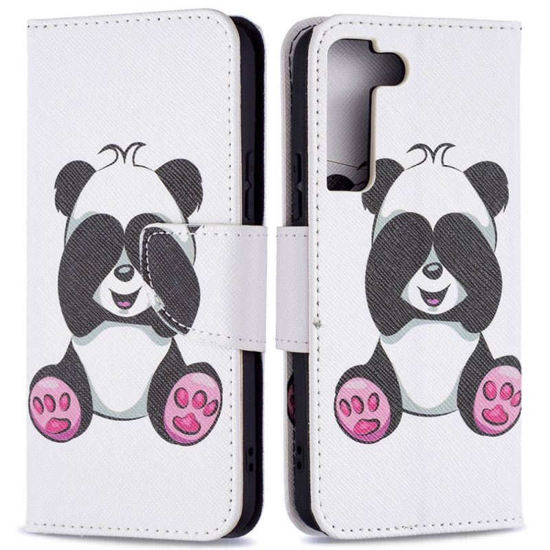 Flip Cover Samsung Galaxy S22 5G Panda Sjov