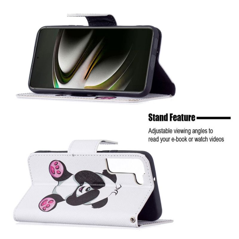 Flip Cover Samsung Galaxy S22 5G Panda Sjov