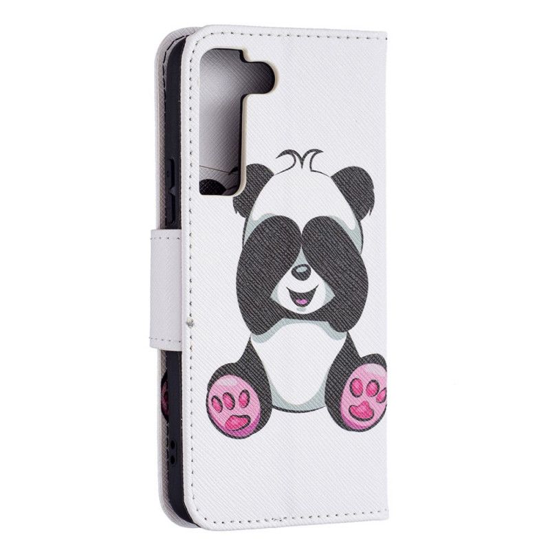 Flip Cover Samsung Galaxy S22 5G Panda Sjov