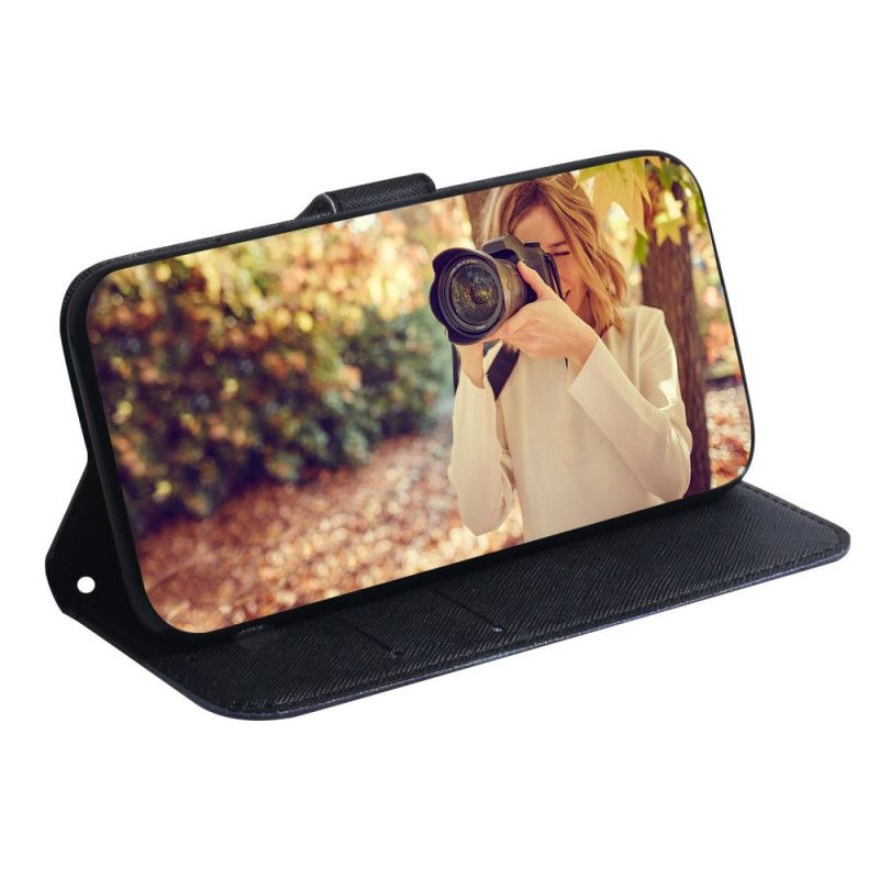 Flip Cover Samsung Galaxy S22 5G Pandaansigt