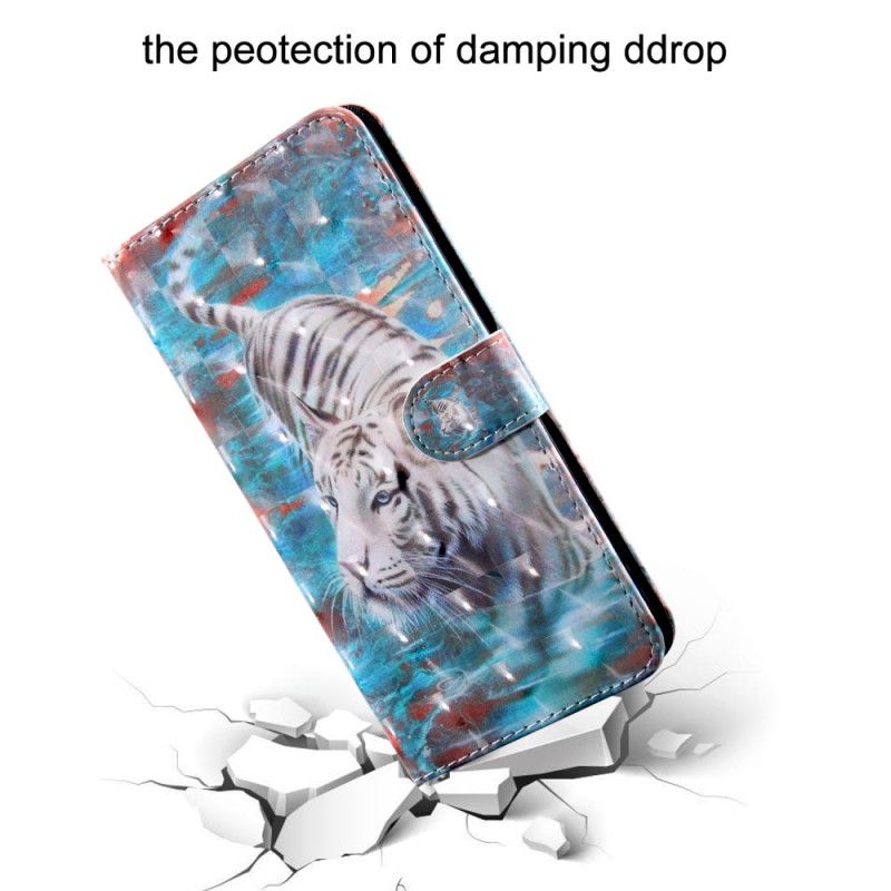 Flip Cover Samsung Galaxy S22 5G Tiger Lucien