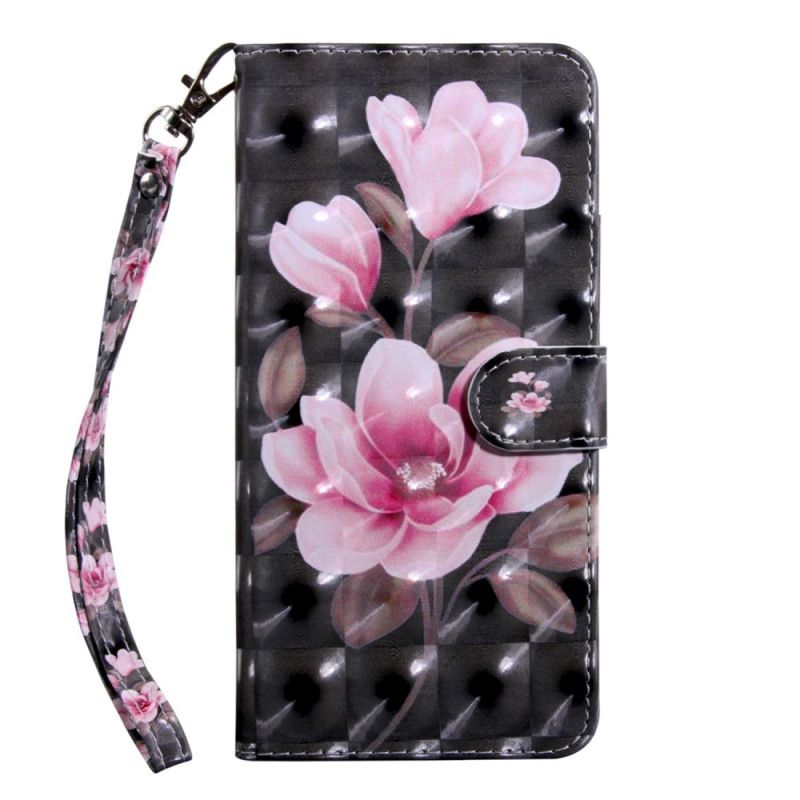 Læder Cover Samsung Galaxy S22 5G Blomsterblomster