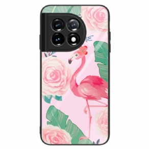 Cover OnePlus 11 5G Flamingo Hærdet Glas