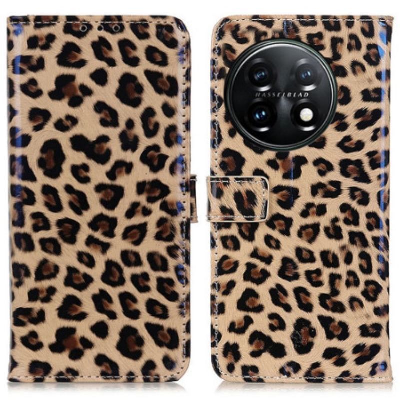 Flip Cover OnePlus 11 5G Leopard