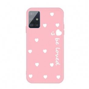 Cover Samsung Galaxy A71 Be Loved Heart Silikone