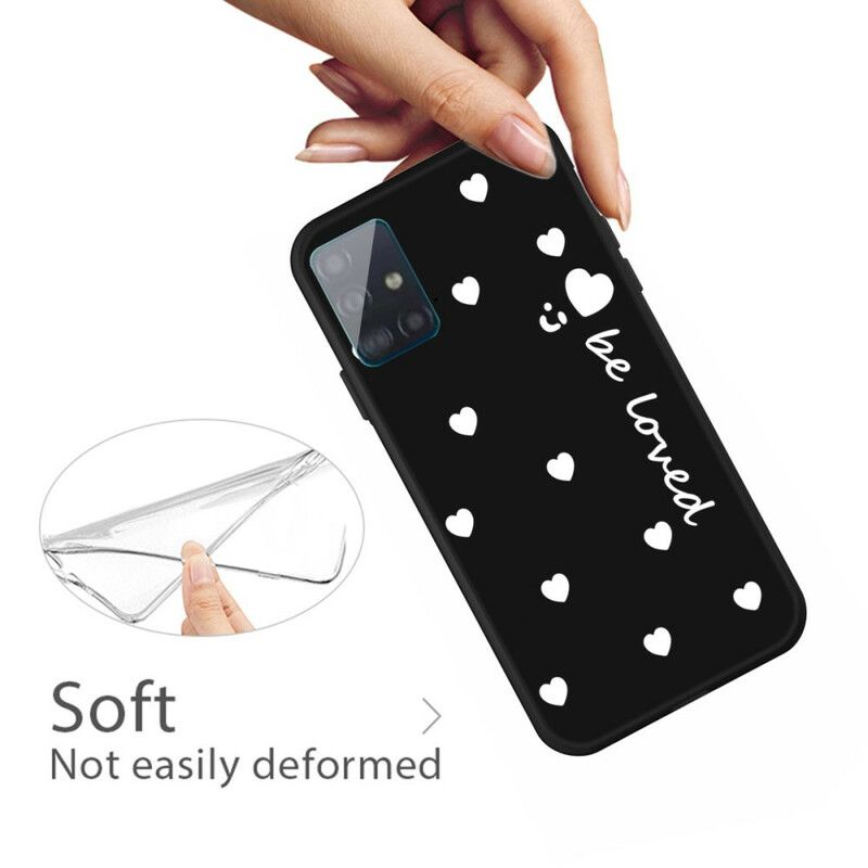 Cover Samsung Galaxy A71 Be Loved Heart Silikone