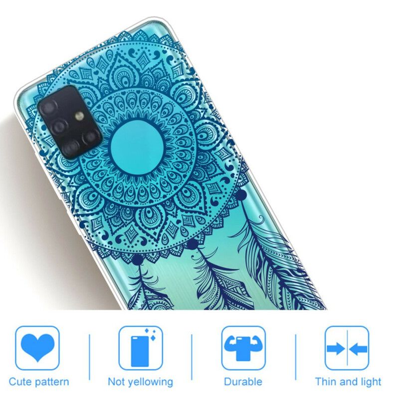 Cover Samsung Galaxy A71 Enkelt Blomstermandala