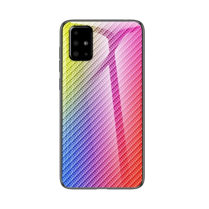 Cover Samsung Galaxy A71 Kulfiber Hærdet Glas