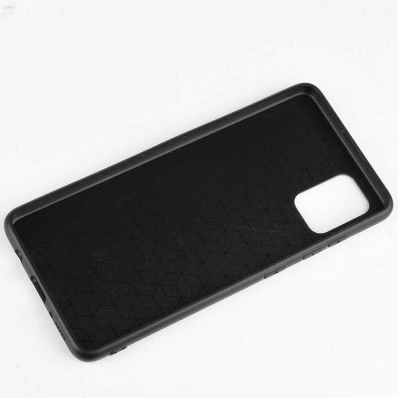 Cover Samsung Galaxy A71 Søm Lædereffekt