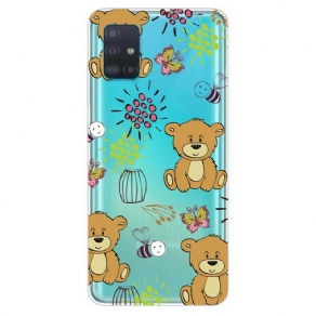 Cover Samsung Galaxy A71 Teddy Bears Top