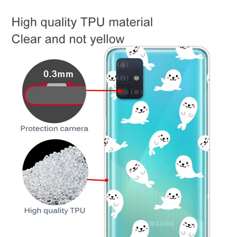 Cover Samsung Galaxy A71 Top Søløver