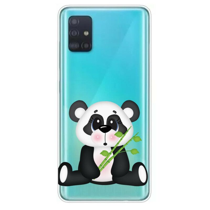 Cover Samsung Galaxy A71 Transparent Trist Panda