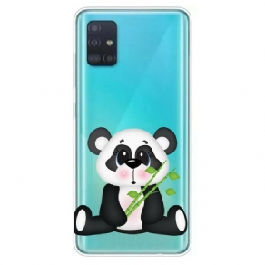 Cover Samsung Galaxy A71 Transparent Trist Panda