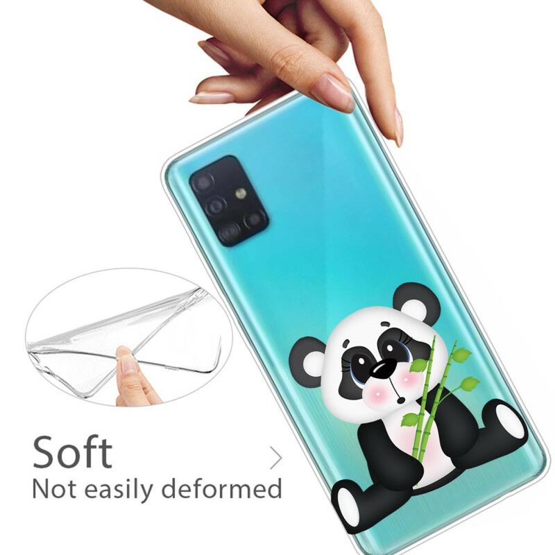 Cover Samsung Galaxy A71 Transparent Trist Panda