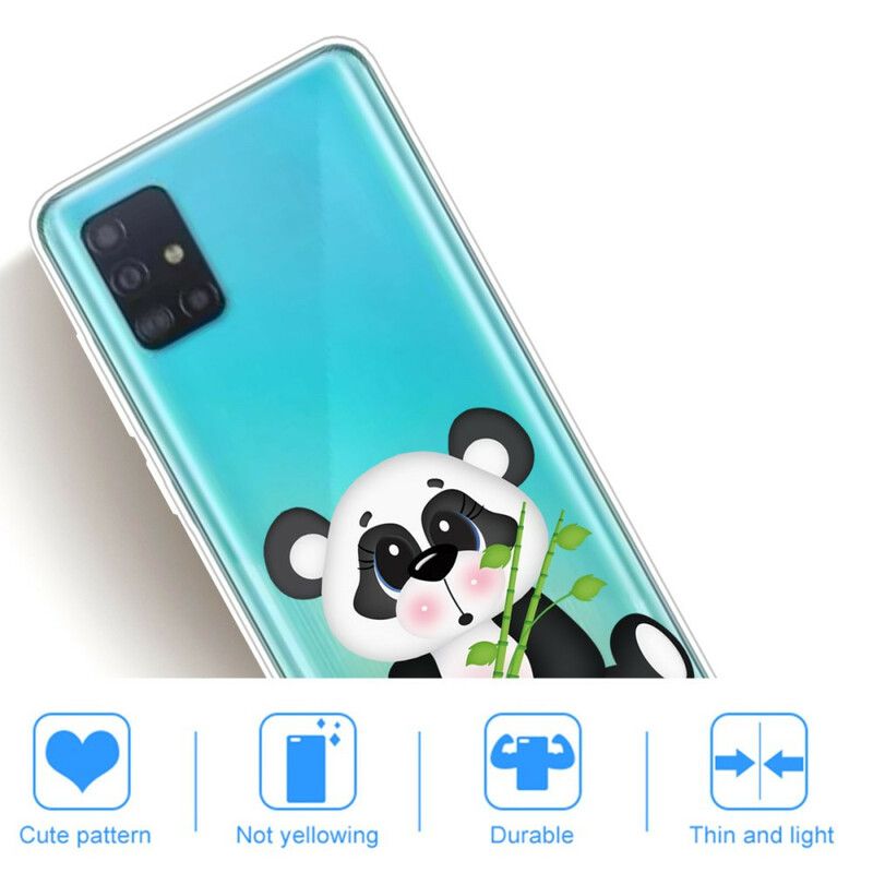 Cover Samsung Galaxy A71 Transparent Trist Panda