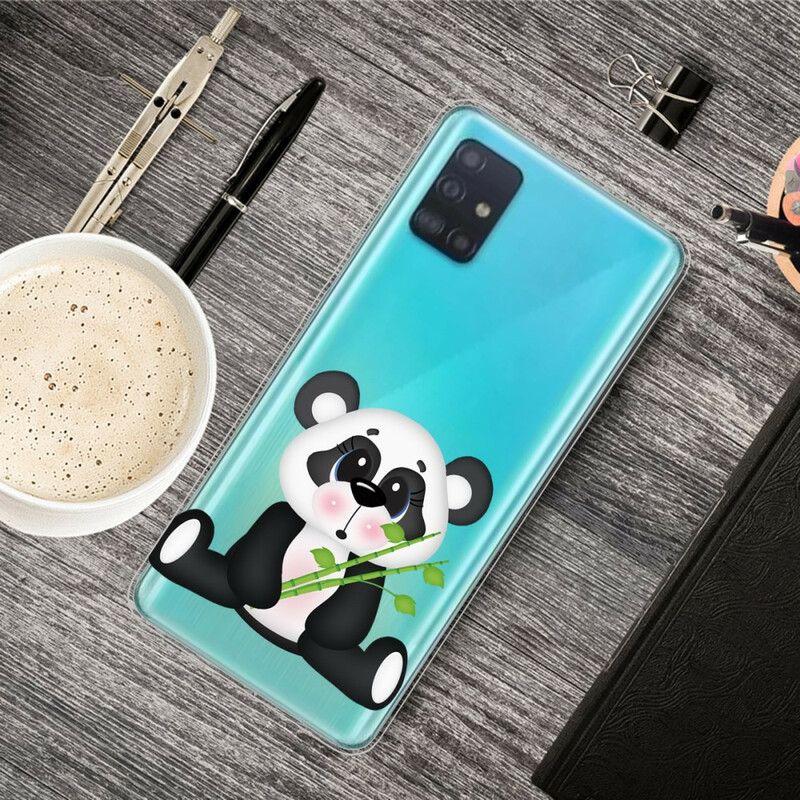 Cover Samsung Galaxy A71 Transparent Trist Panda