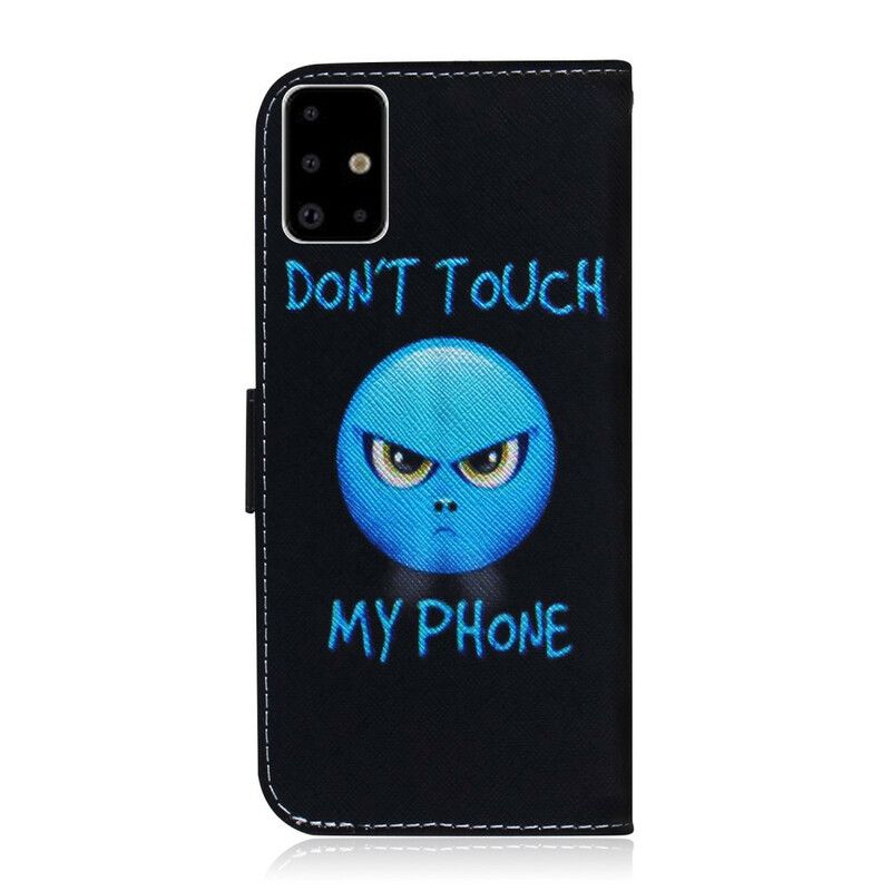 Flip Cover Samsung Galaxy A71 Emoji-telefon