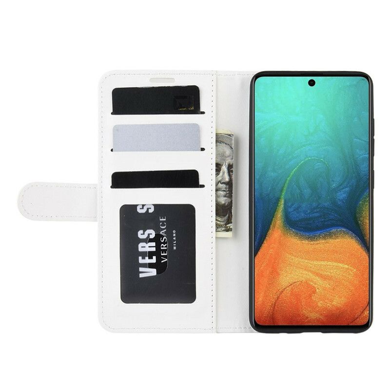 Flip Cover Samsung Galaxy A71 Fint Lædereffekt