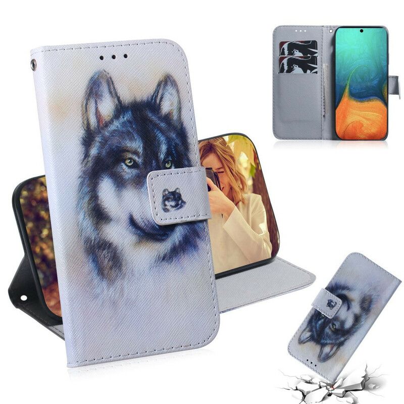 Flip Cover Samsung Galaxy A71 Hundeblik