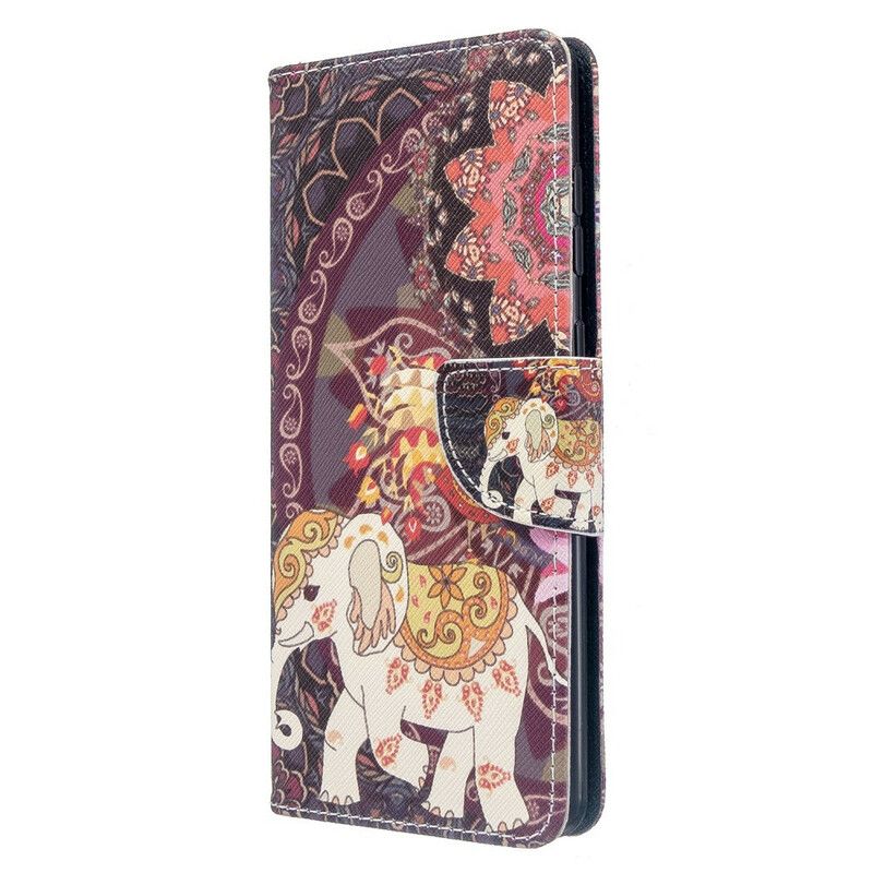 Flip Cover Samsung Galaxy A71 Indisk Elefant