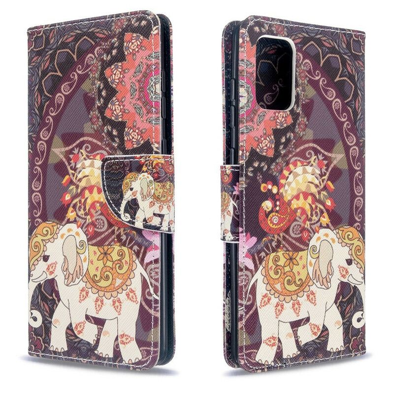 Flip Cover Samsung Galaxy A71 Indisk Elefant