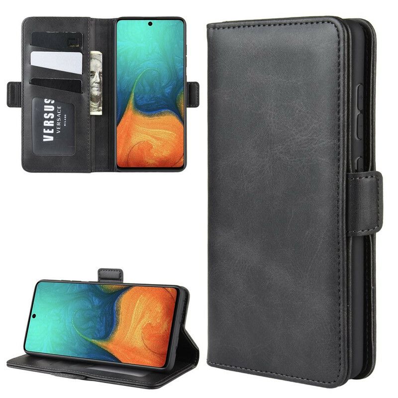 Flip Cover Samsung Galaxy A71 Læder Cover Dobbeltklap