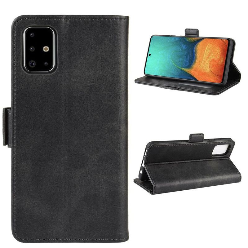 Flip Cover Samsung Galaxy A71 Læder Cover Dobbeltklap