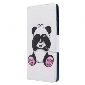 Flip Cover Samsung Galaxy A71 Panda Sjov