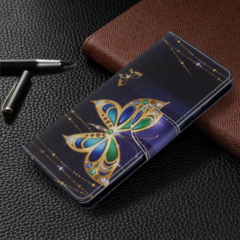 Flip Cover Samsung Galaxy A71 Sommerfuglekonger