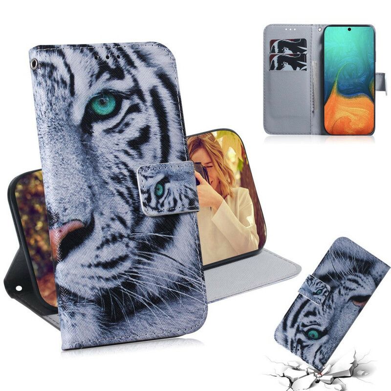 Flip Cover Samsung Galaxy A71 Tigeransigt