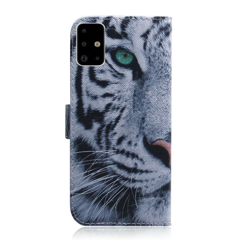 Flip Cover Samsung Galaxy A71 Tigeransigt