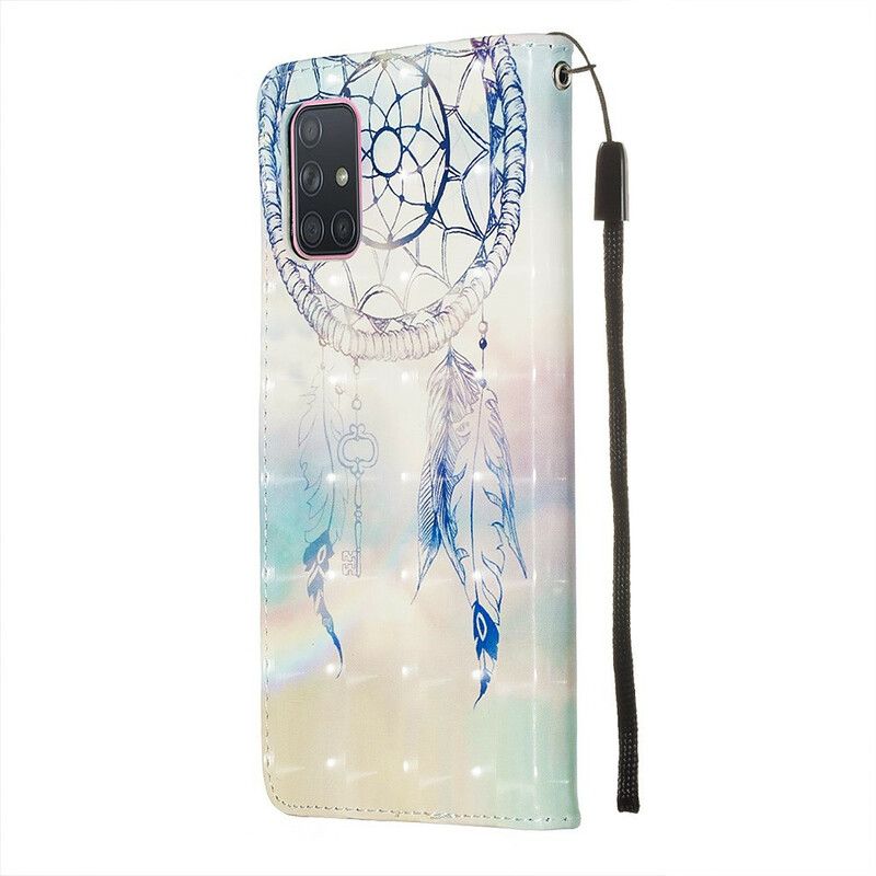 Læder Cover Samsung Galaxy A71 Akvarel Drømmefanger