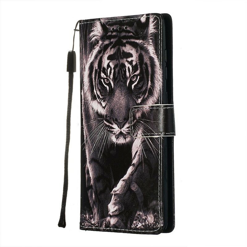 Læder Cover Samsung Galaxy A71 Nattiger