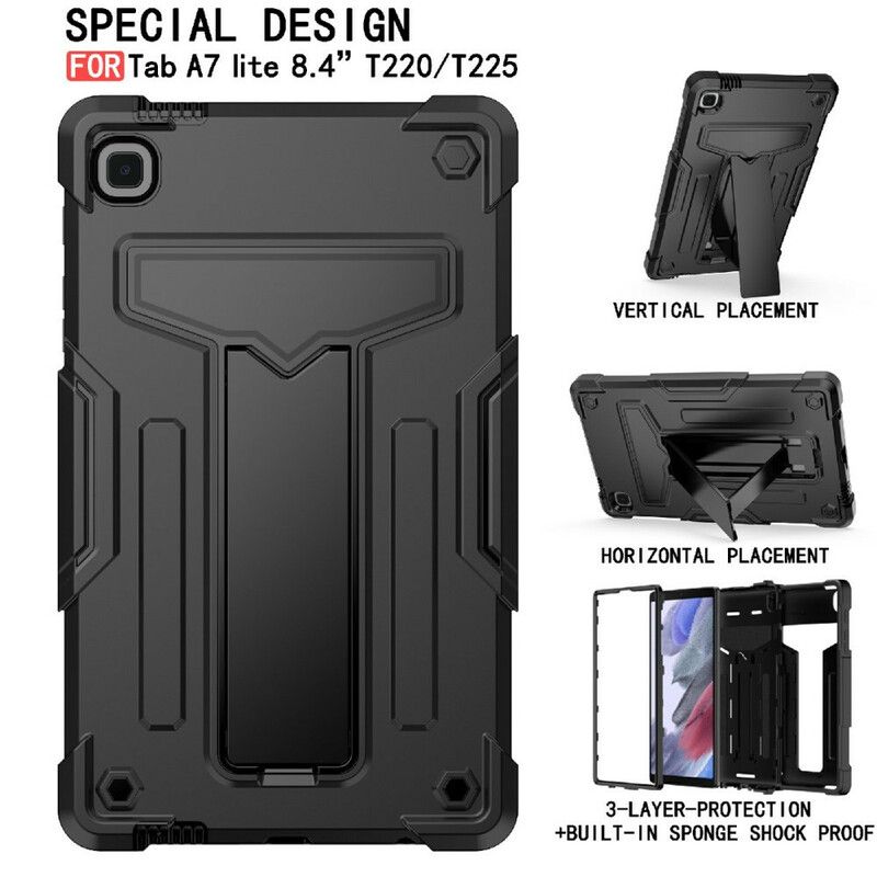 Cover Samsung Galaxy Tab A7 Lite Modstandsdygtig Foldbar Støtte