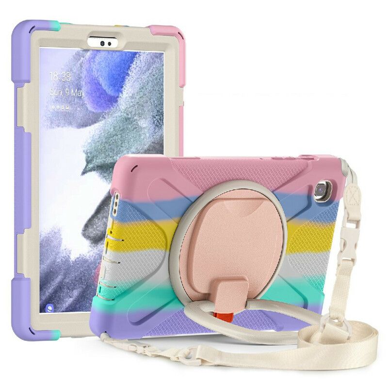 Cover Samsung Galaxy Tab A7 Lite Multifunktionel Skulderrem Farve