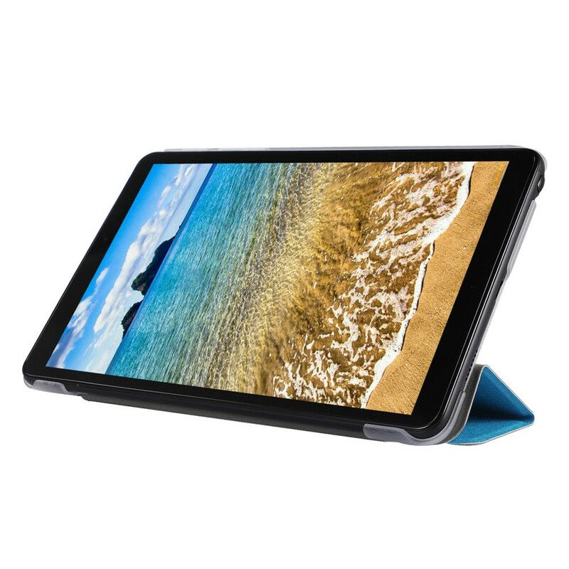 Cover Samsung Galaxy Tab A7 Lite Silketekstur Imiteret Læder