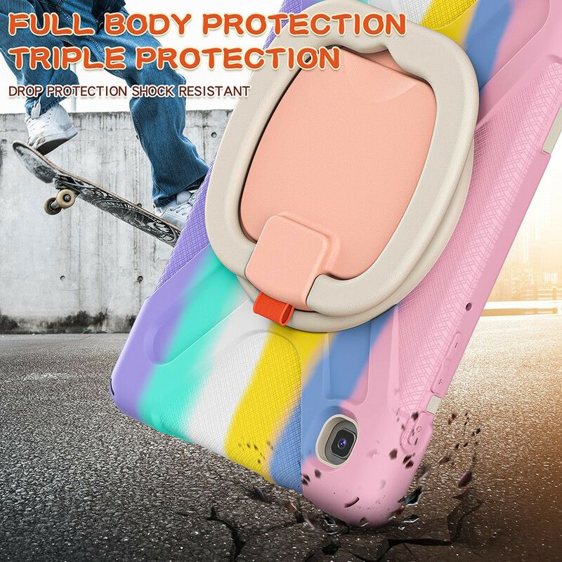 Cover Samsung Galaxy Tab A7 Lite Ultra Resistent Ringstøtte Farve