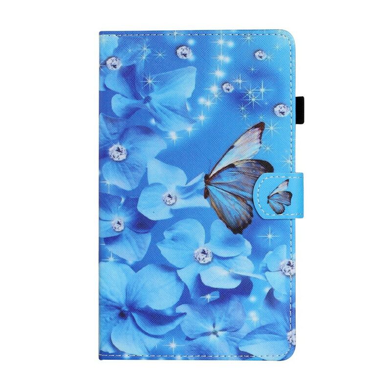 Flip Cover Samsung Galaxy Tab A7 Lite Blomster