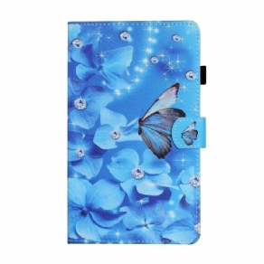 Flip Cover Samsung Galaxy Tab A7 Lite Blomster