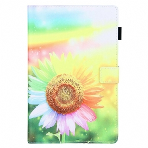 Flip Cover Samsung Galaxy Tab A7 Lite Blomster I Solen