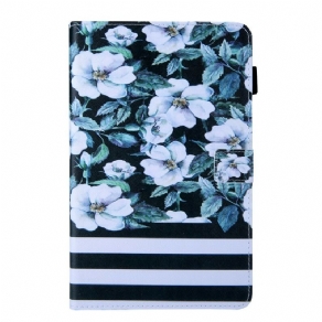 Flip Cover Samsung Galaxy Tab A7 Lite Blomsterdesign