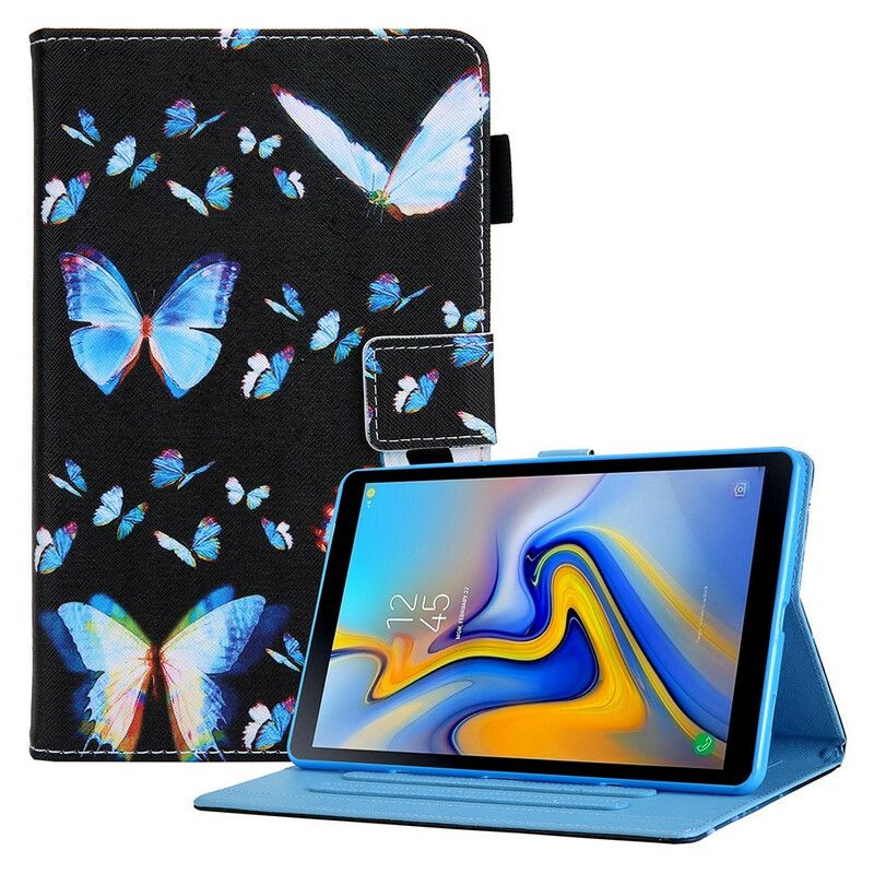 Flip Cover Samsung Galaxy Tab A7 Lite Flere Sommerfugle