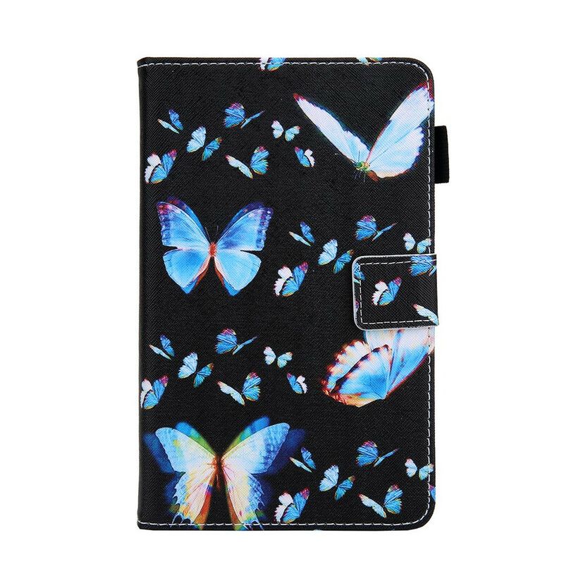 Flip Cover Samsung Galaxy Tab A7 Lite Flere Sommerfugle