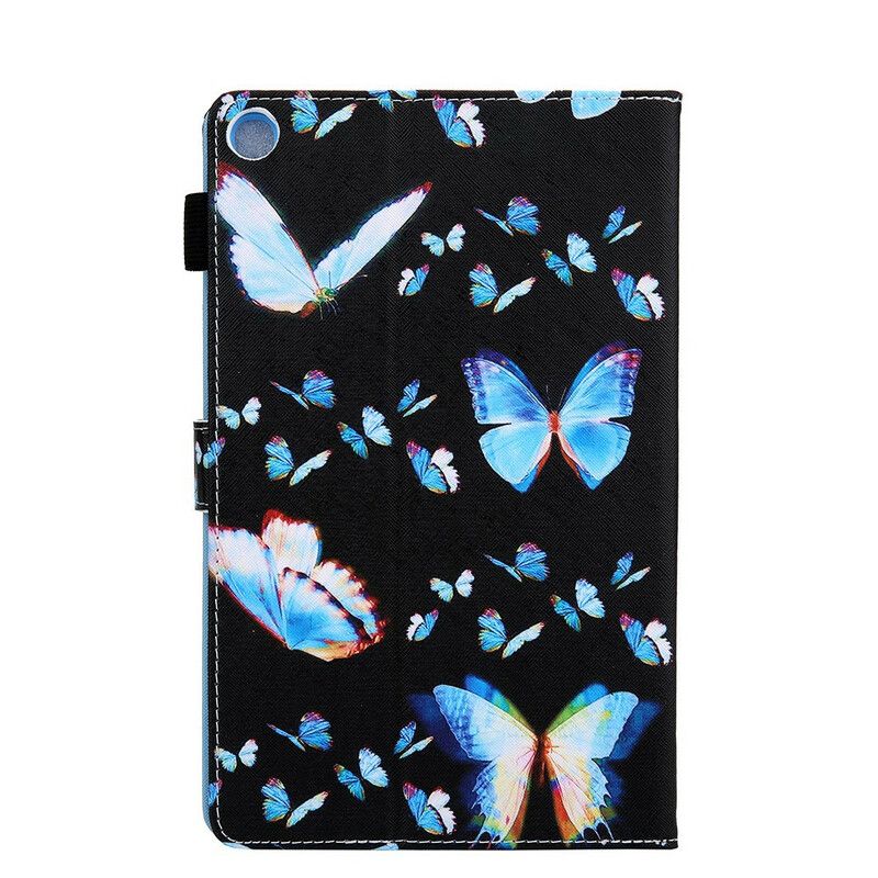 Flip Cover Samsung Galaxy Tab A7 Lite Flere Sommerfugle