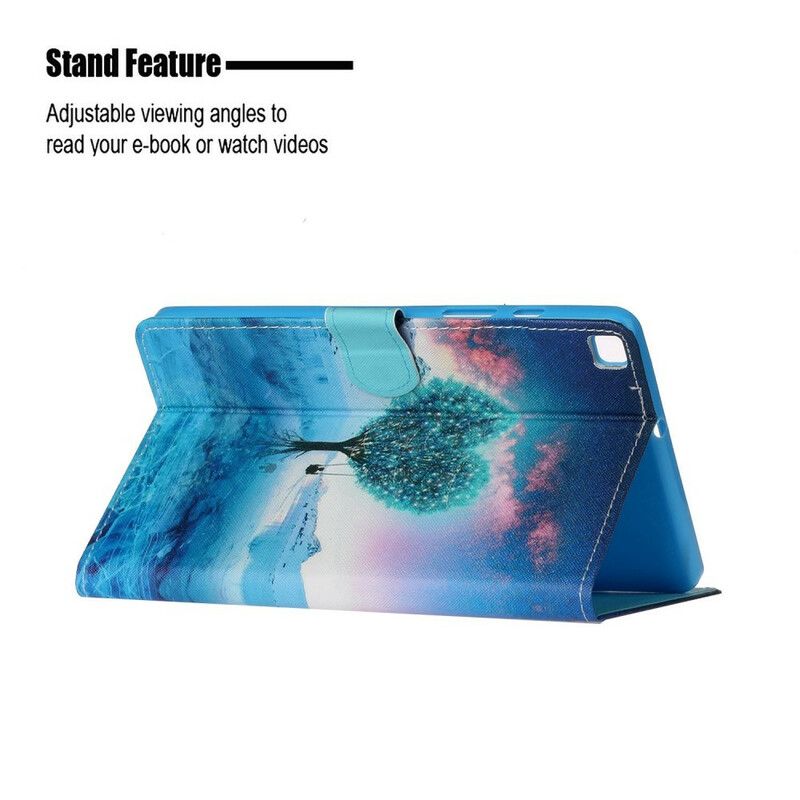 Flip Cover Samsung Galaxy Tab A7 Lite Hjertetræ